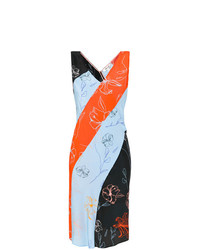 Robe fourreau imprimée multicolore Dvf Diane Von Furstenberg