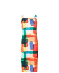 Robe fourreau imprimée multicolore Mara Mac
