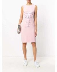 Robe fourreau imprimée rose Boutique Moschino