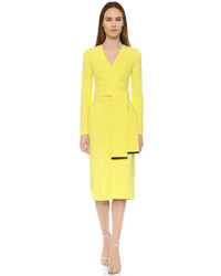 Robe fourreau jaune Preen by Thornton Bregazzi