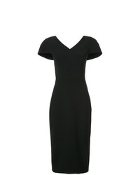 Robe fourreau noire Christian Siriano