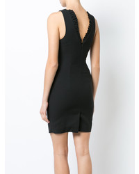 Robe fourreau noire Thomas Wylde