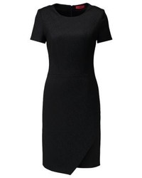 Robe fourreau noire Hugo Boss