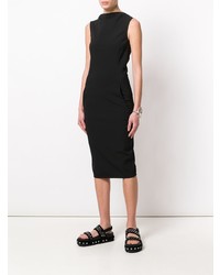 Robe fourreau noire Rick Owens