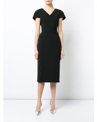 Robe fourreau noire Christian Siriano