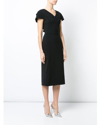 Robe fourreau noire Christian Siriano