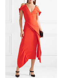 Robe fourreau orange Roland Mouret