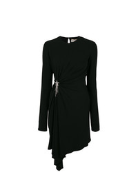 Robe fourreau ornée noire Saint Laurent