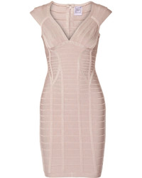 Robe fourreau rose Herve Leger