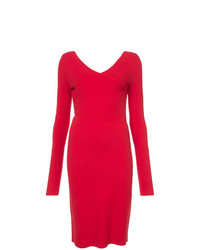 Robe fourreau rouge Dvf Diane Von Furstenberg