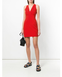 Robe fourreau rouge MSGM