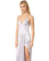 Robe grise Halston