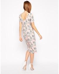 Robe imprimée beige Asos