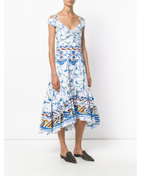 Robe imprimée blanche Peter Pilotto