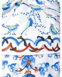 Robe imprimée blanche Peter Pilotto