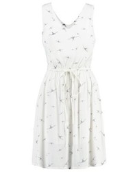 Robe imprimée blanche Minimum