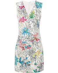 Robe imprimée blanche Peter Pilotto