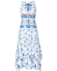 Robe imprimée blanche Peter Pilotto