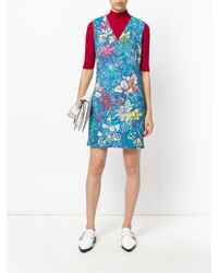 Robe imprimée bleu canard Peter Pilotto