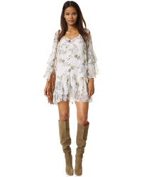 Robe imprimée bleue Free People