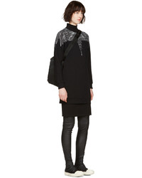 Robe imprimée noire Marcelo Burlon County of Milan