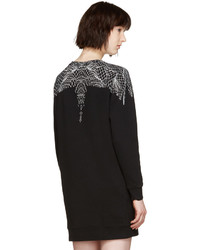 Robe imprimée noire Marcelo Burlon County of Milan