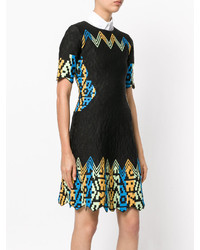 Robe imprimée noire Peter Pilotto