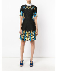 Robe imprimée noire Peter Pilotto