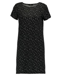 Robe imprimée noire Only