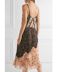 Robe imprimée noire Jason Wu