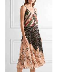 Robe imprimée noire Jason Wu