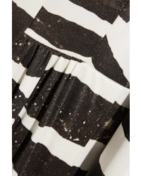Robe imprimée noire Marc Jacobs