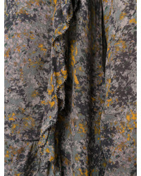 Robe imprimée olive Etoile Isabel Marant