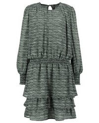 Robe imprimée olive YAS