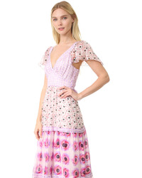 Robe imprimée rose Temperley London