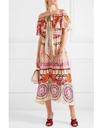 Robe imprimée rose Temperley London