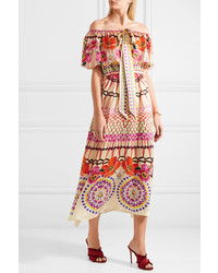 Robe imprimée rose Temperley London