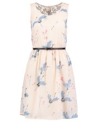 Robe imprimée rose Only