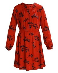Robe imprimée rouge Minimum