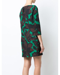 Robe imprimée vert foncé Milly