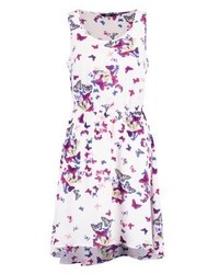 Robe imprimée violet clair Only