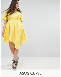 Robe jaune Asos