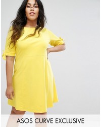 Robe jaune Asos