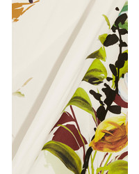Robe longue à fleurs blanche Mason by Michelle Mason