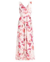 Robe longue à fleurs blanche Wallis