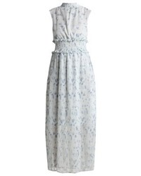 Robe longue à fleurs bleu clair mint&berry