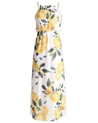 Robe longue à fleurs jaune Dorothy Perkins