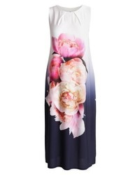 Robe longue à fleurs multicolore Evans