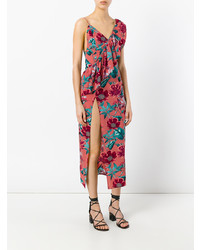 Robe longue à fleurs rose For Love And Lemons