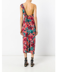 Robe longue à fleurs rose For Love And Lemons